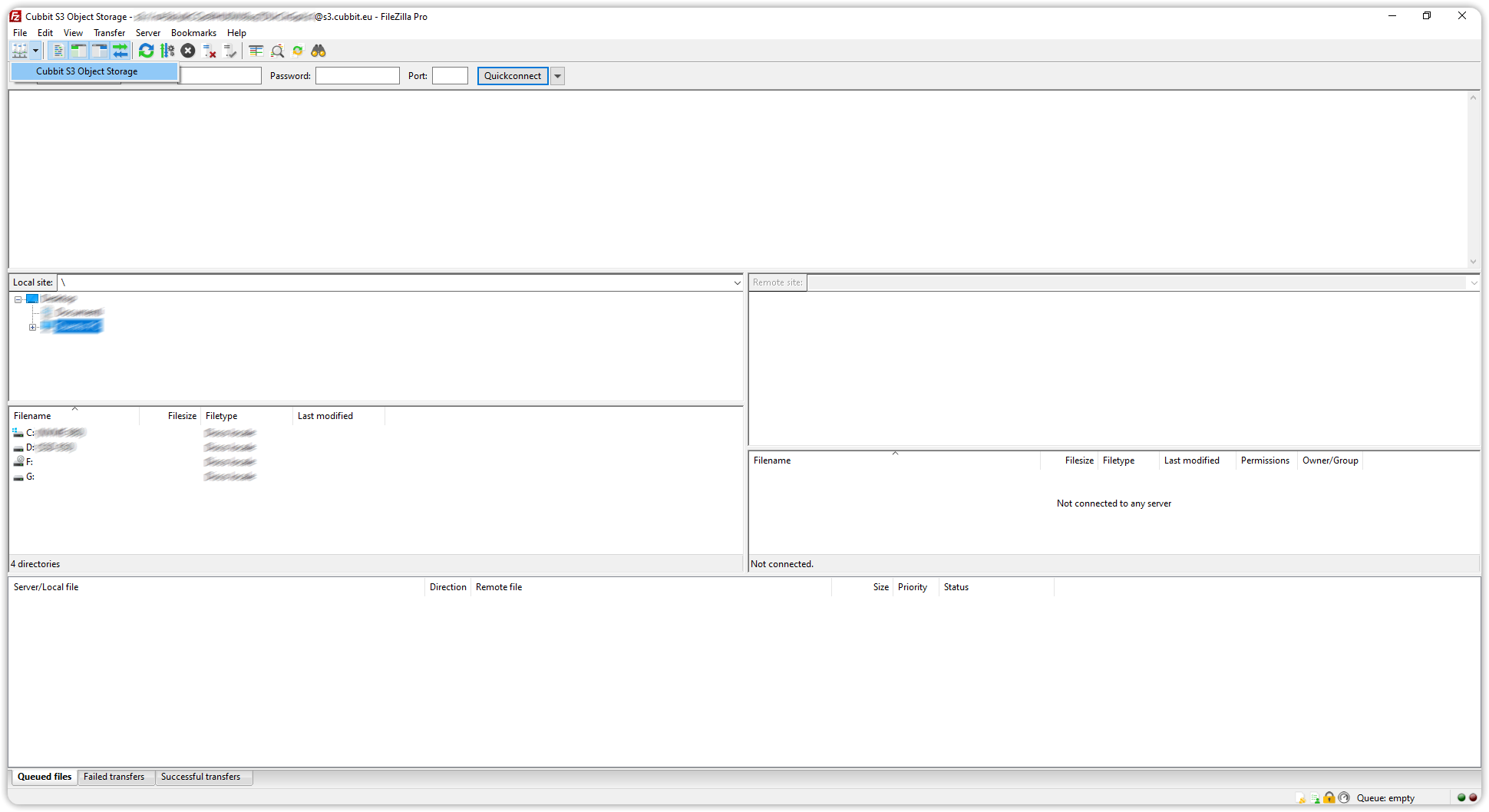 FileZilla Pro Cubbit Docs